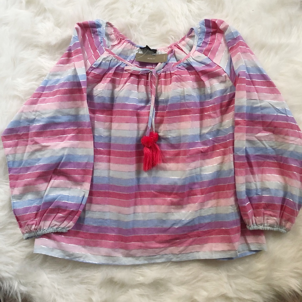 J Crew Peasant Top